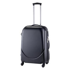 Valise trolley ABS 4 roues 360° - 40 cm - Noir