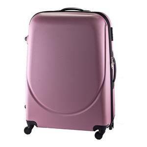 Valise trolley ABS 4 roues 360° - 40 cm - Rose