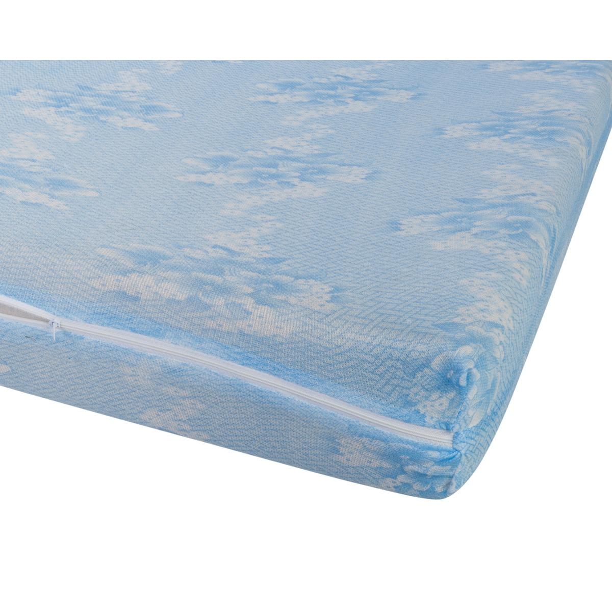 Protège-matelas intégral - L 200 x l 160 cm - Bleu