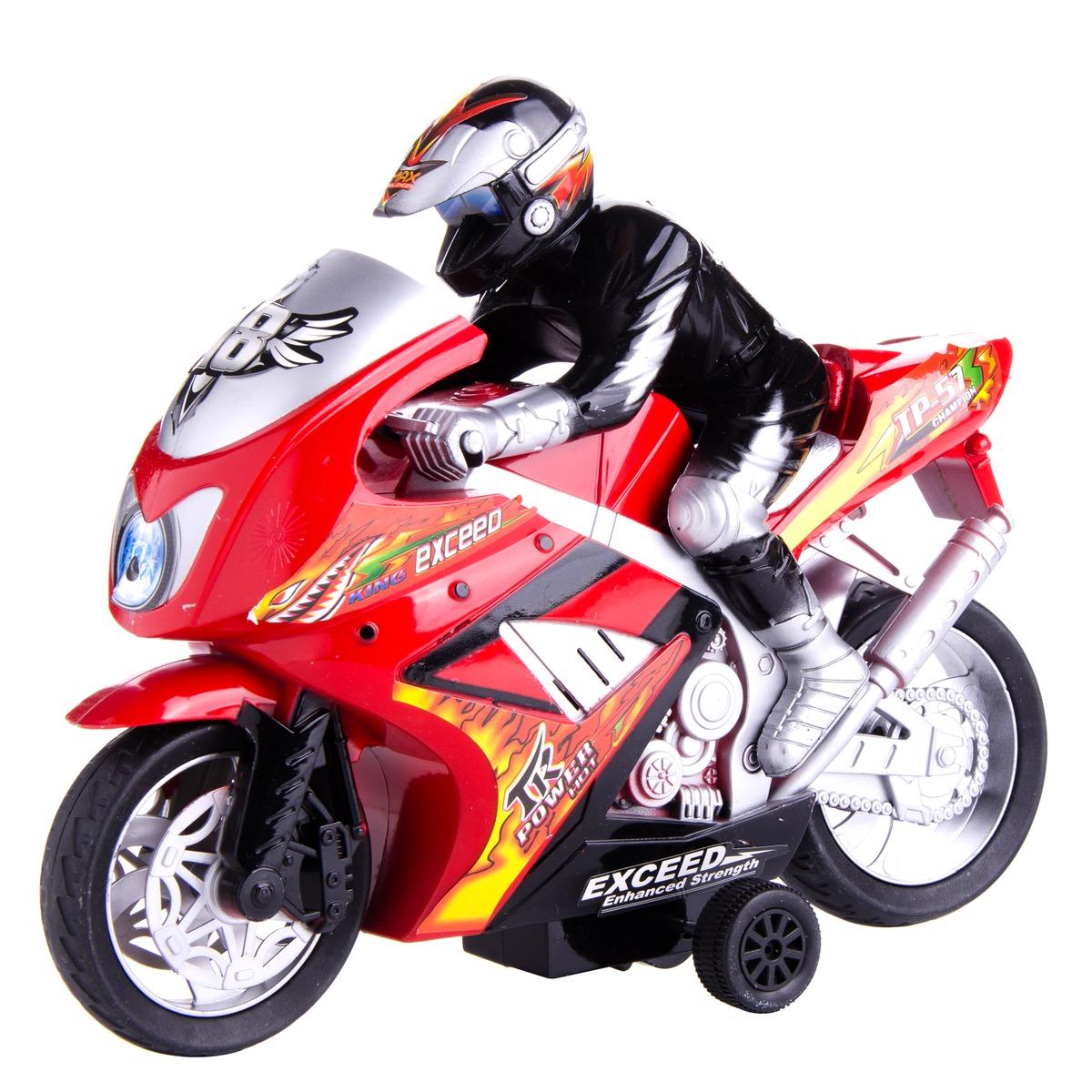 Moto à friction son et lumière - 28 x 21,5 cm - Différents modèles
