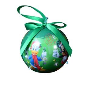 Boule de Noël 6 led Mickey - 7,5 cm - Multicolore