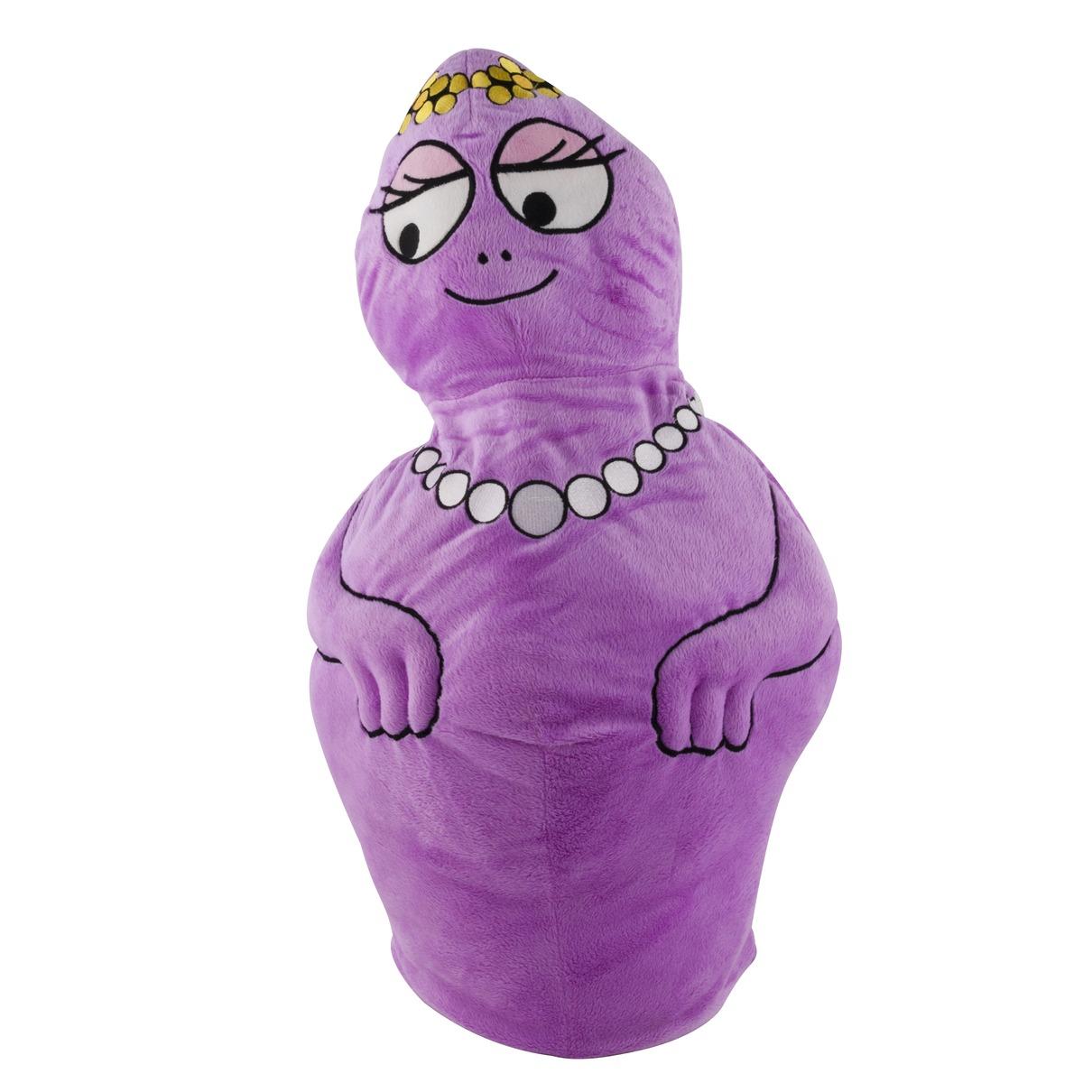 Peluche Barbabelle - Barbapapa fille coquette - Hauteur 65 cm - Violet