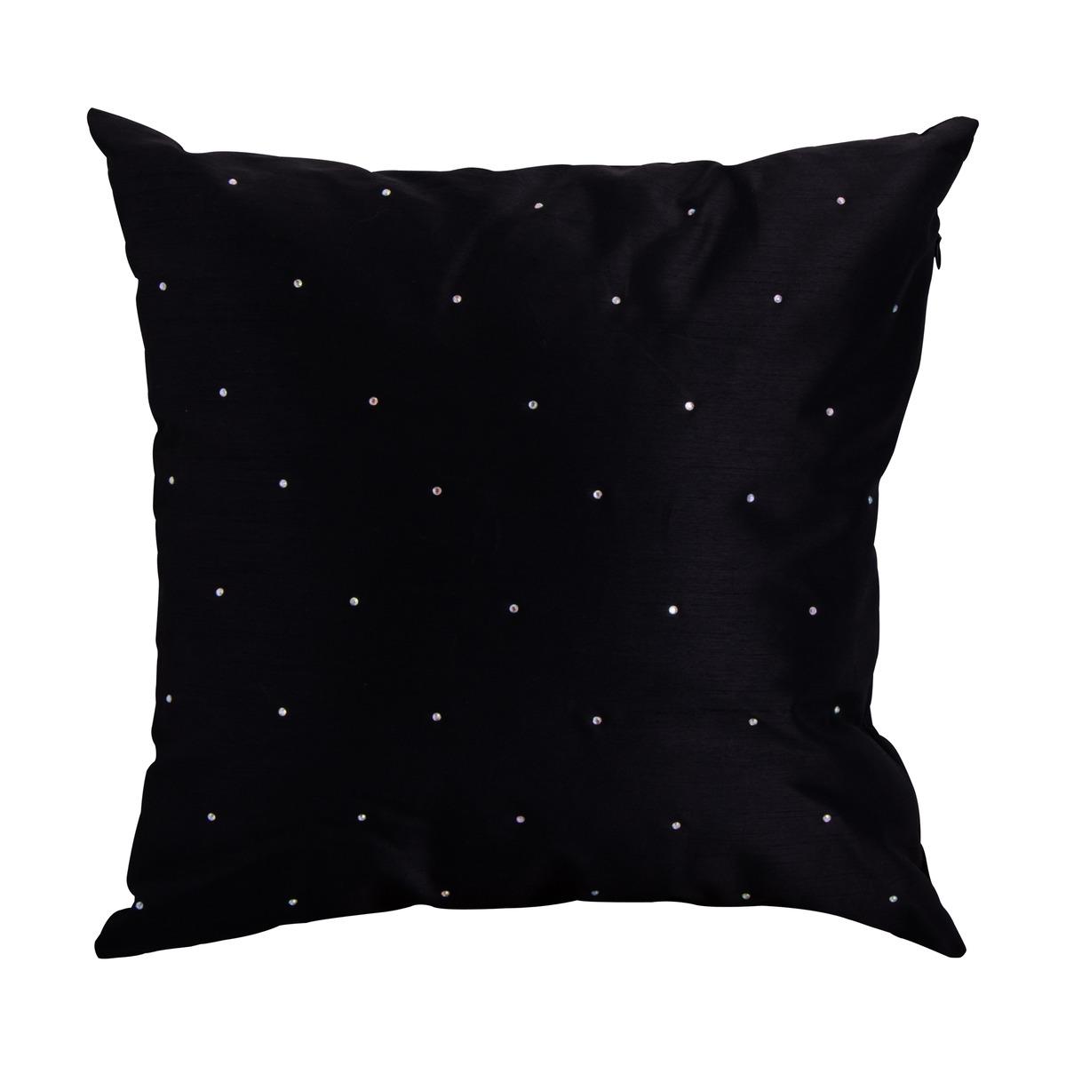 Coussin diamond - 40 x 40 cm - Noir