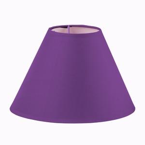 Abat-jour rond - Diamètre 35 cm - Violet prune