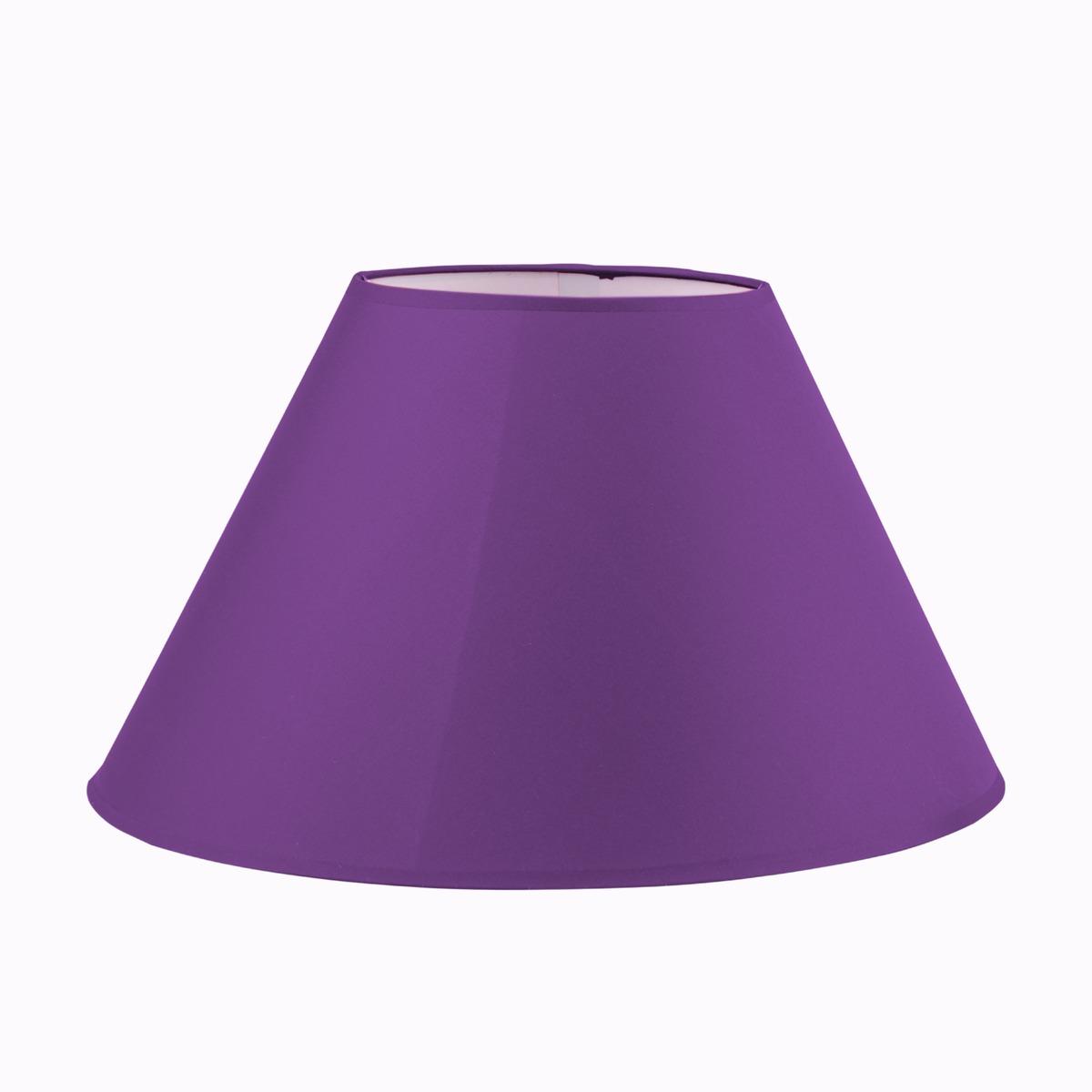 Abat-jour rond - Diamètre 40 cm - Violet prune