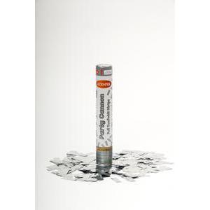 Canon projecteur de feuilles d'argent - Papier et carton - Ø 5 x H 30 cm - Argenté
