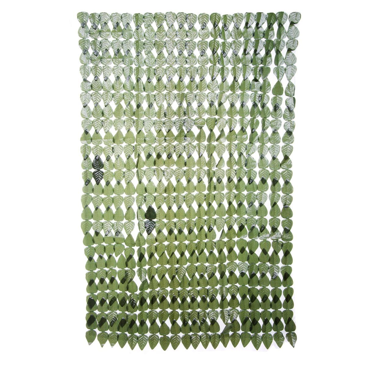 Brise-vue synthétique avec feuilles - 2 x H 1 m - Vert
