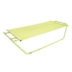 Hamac enfant sur support - 160 x 60 x H50 cm - Vert