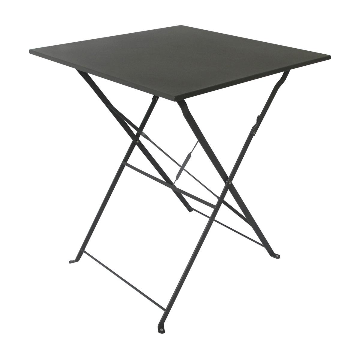 Table Diana pliable - 60 x 60 x H 71 cm - gris