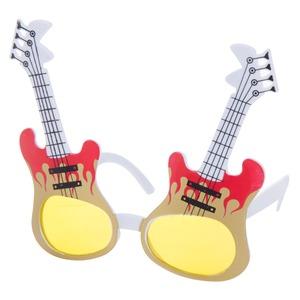 Lunettes disco guitares - 16 x 13,5 x 14,2 cm - Différents coloris