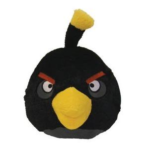 Peluche Angry Birds - Hauteur 13 cm - Noir