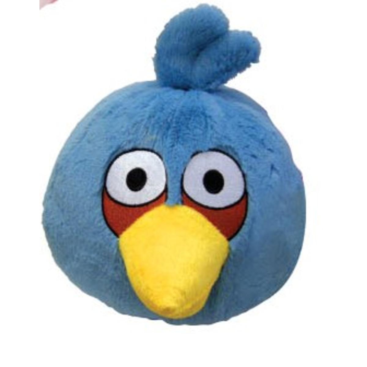 Peluche Angry Birds - Hauteur 13 cm - Bleu