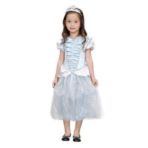 Déguisement princesse enfant 5 à 7 ans - Taille unique - Bleu