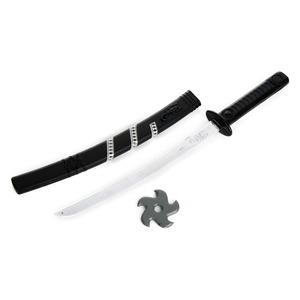 Set armes de ninja avec épée - Gris, Noir
