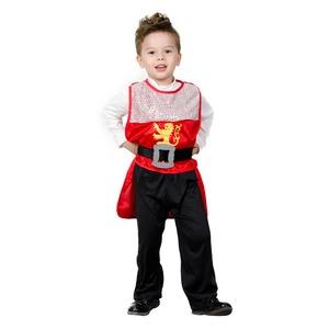 Déguisement chevalier enfant 5 à 7 ans - Taille S - rouge, gris