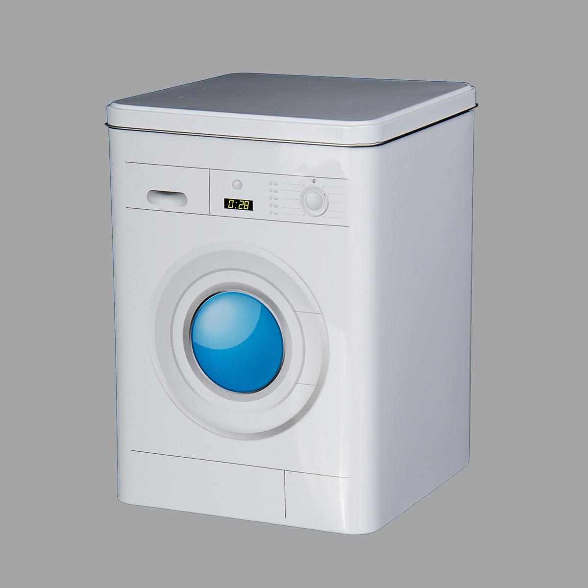 Boîte pour lessive en poudre avec couvercle - 15 x 15 x 21 cm - Différents modèles