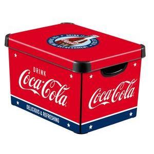Boîte de rangement Coca-Cola - 39,5 x 29,5 x H 25 cm