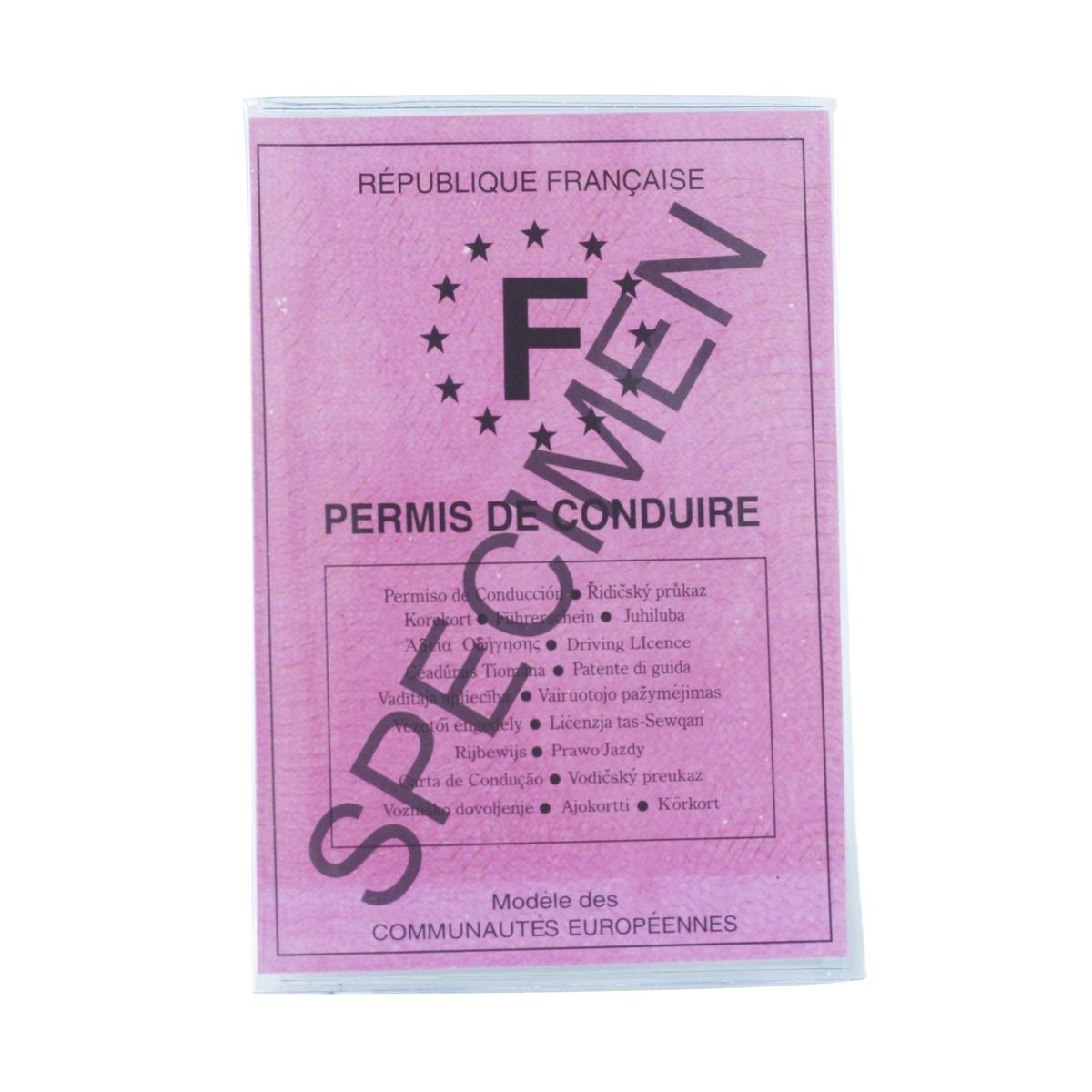 Étui pour permis de conduire - Transparent