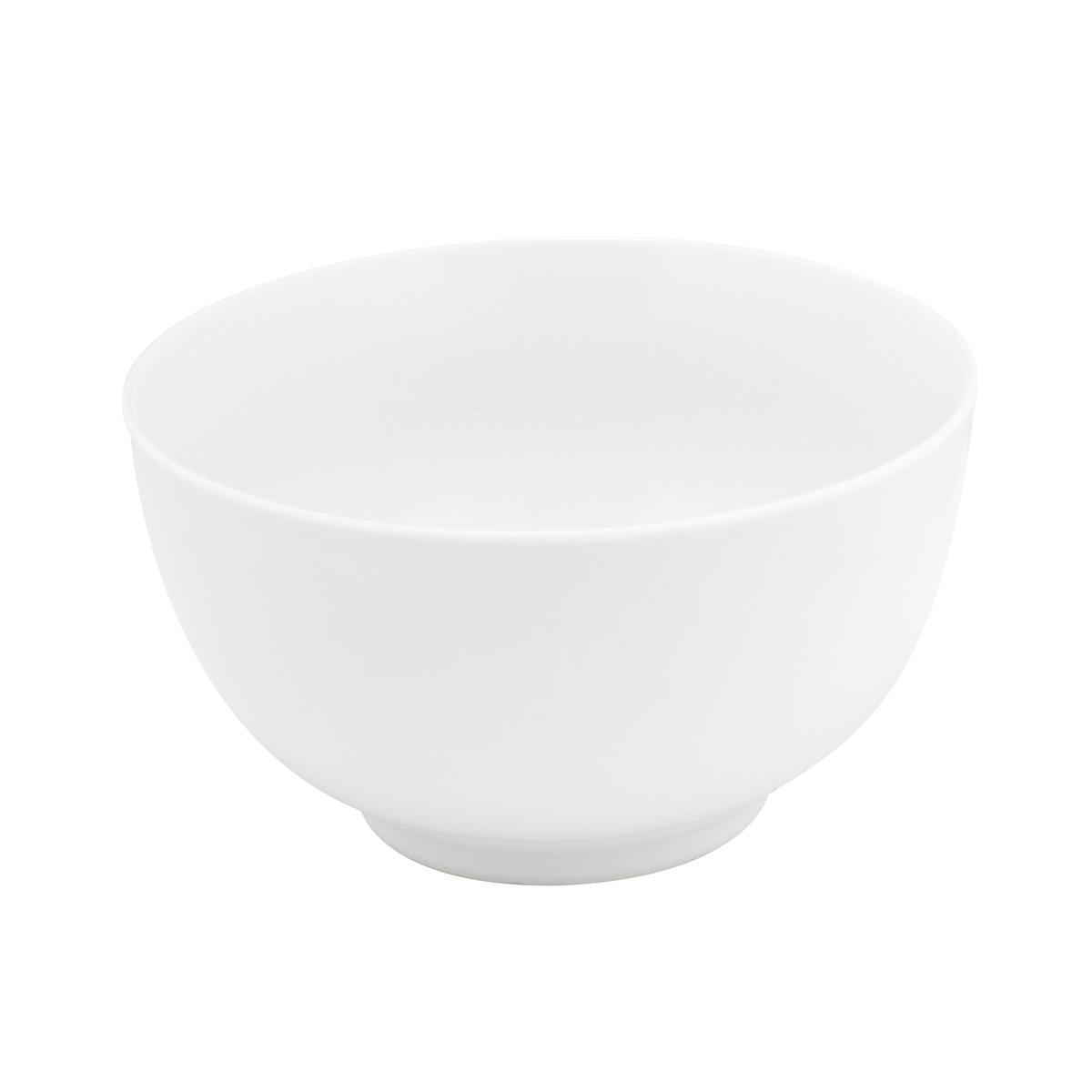Bol à céréales en porcelaine - Diamètre 15 cm - Blanc