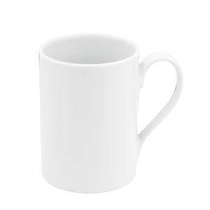 Mug en porcelaine - Diamètre 8,2 cm x Hauteur 9,7 cm - Blanc