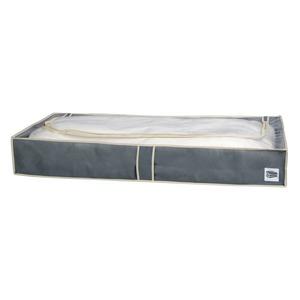 Housse dessous de lit - 103 x 45 x H 15 cm - Gris