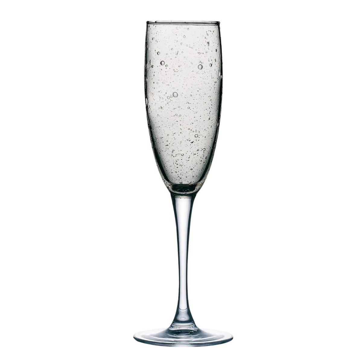 Flûte à champagne - Verre - 19 cl - Gris
