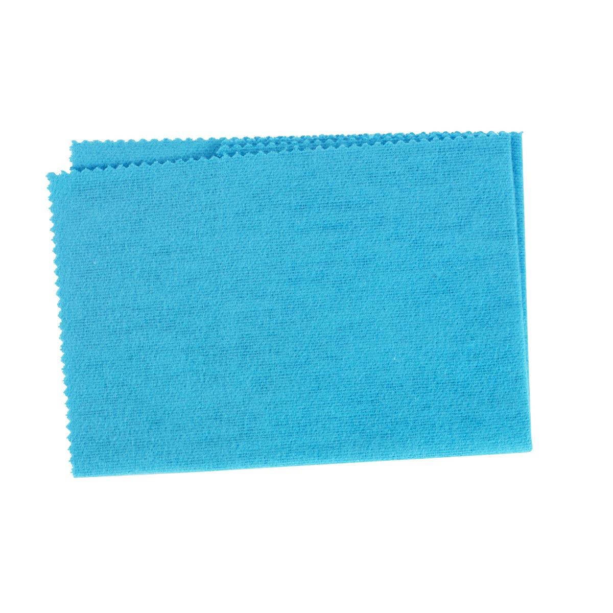 Chiffon antibuée pour voiture - 19 x 12 cm - Bleu