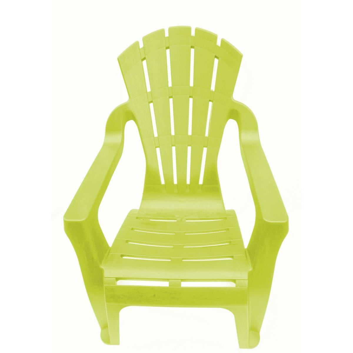 Fauteuil Adiko - Polypropylène - 75 x 86 x H 86 cm - Vert