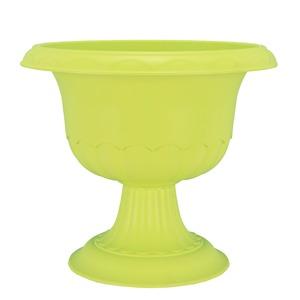 Coupe Majestic en plastique - Diamètre 40 x H 34 cm - Vert anis