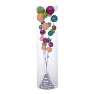 Cimier boules - 15,2 x 10 x 27,5 cm - Multicolore