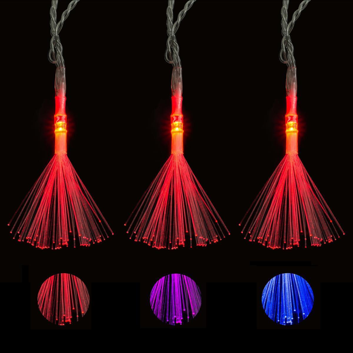 Guirlande électrique 40 led Fleur - Multicolore