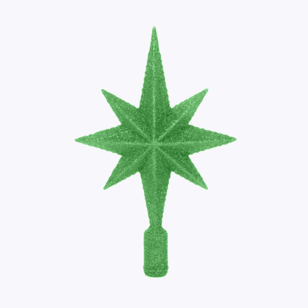 Cimier étoile polaire - Hauteur 20 cm - Vert émeraude