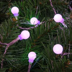 Guirlande électrique 80 led cerise - Longueur 8 m - Violet