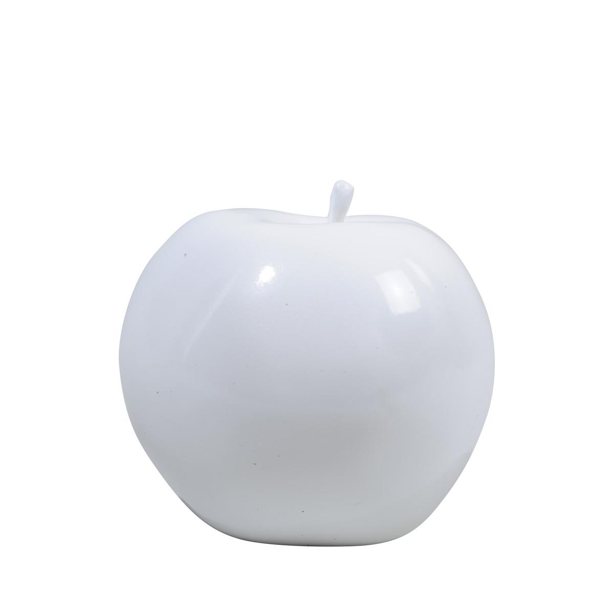 Suspension pomme - 5,5 cm - Blanc