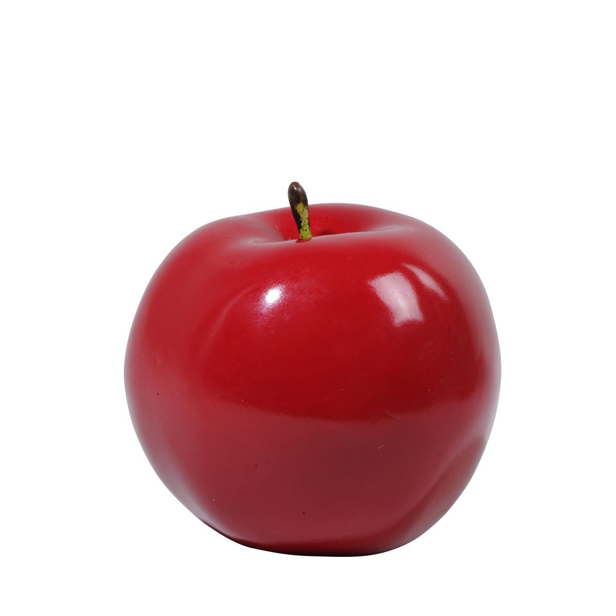 Suspension pomme - Diamètre 8 cm - Rouge