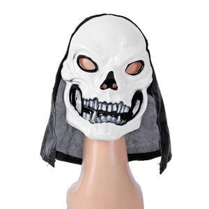 Masque cagoule - PVC - 25 x 19 cm - Noir et blanc