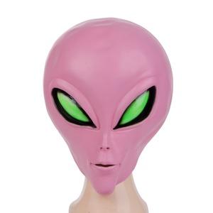 Masque alien - 35 x 25 x 25 cm - Rose