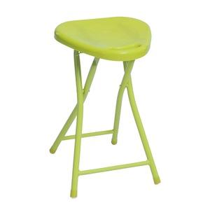 Tabouret pliant glossy - 30 x 34 x H 45 cm - Différents coloris