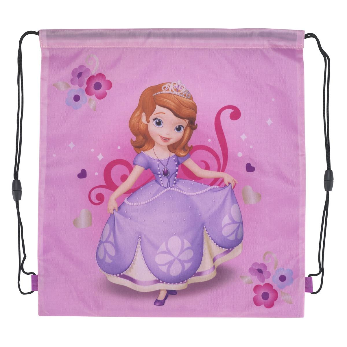 Sac de piscine Princesse Sofia - 37 x 37 cm - Rose