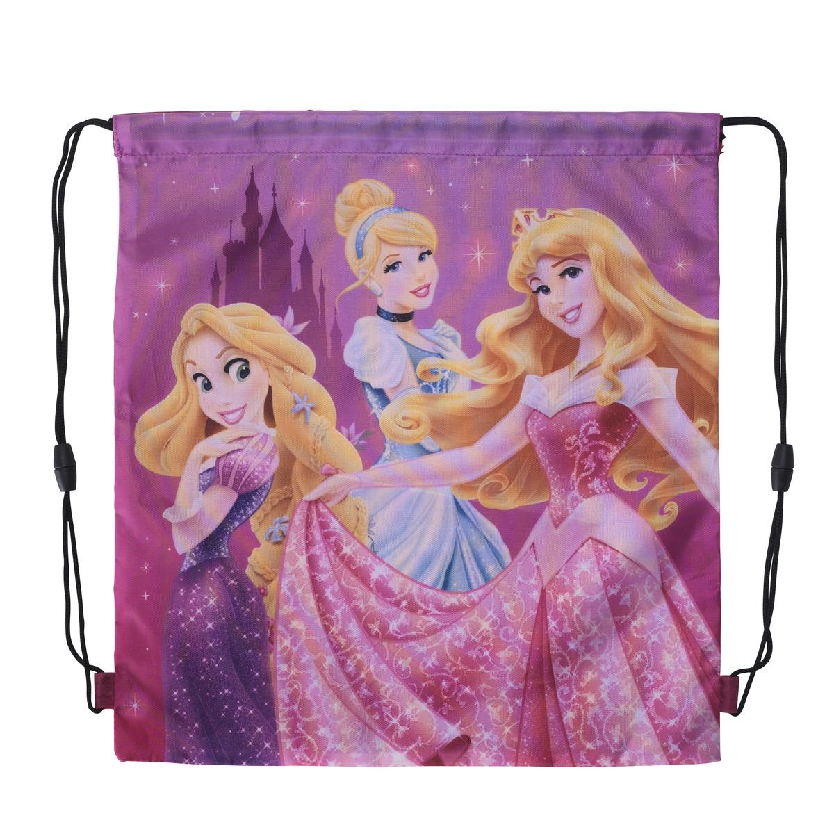 Sac de piscine Princesses - 37 x 37 cm - Rose