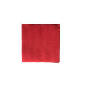 Tapis pour pâtisserie en silicone - L 33.3 x l 33.3 cm - Différents coloris - Rouge ou gris