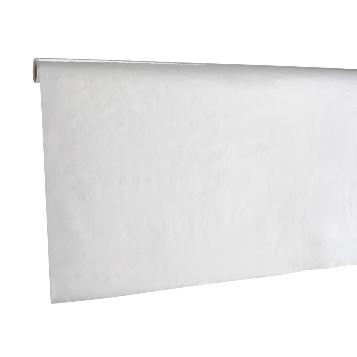 Toile cirée unie - Largeur 140 cm - Blanc