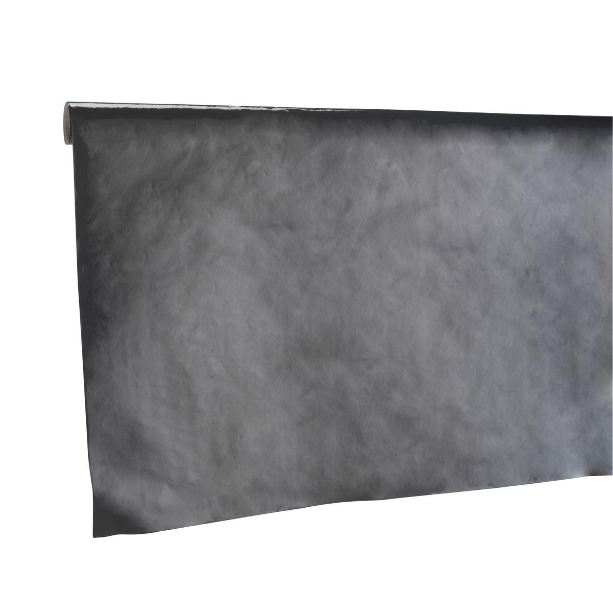 Toile cirée unie - Largeur 140 cm - Gris anthracite