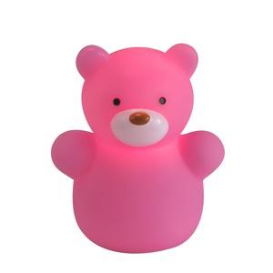 Veilleuse Ours Led - H 10 cm - Rose