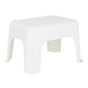 Tabouret dumbo - 29 x 21 x H 18 cm - Blanc