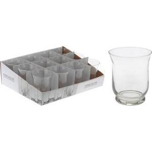 Bougeoir verre - Différents formats - ø 9 x H 11 cm - Transparent