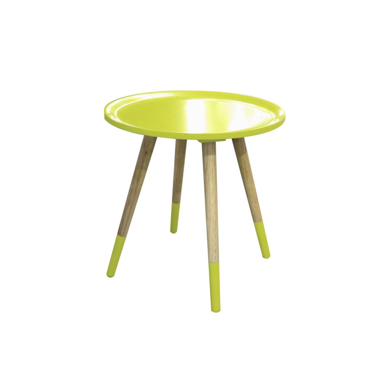 Table basse ronde Poppie - Diamètre 40 x H 40 cm - Vert