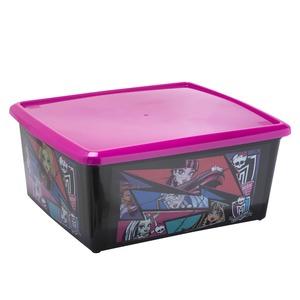 Boîte de rangement Monster High 17 L - 41,3 x 34,5 x 17,8 cm - Multicolore