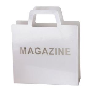 Porte-magazines - Hauteur 31 cm - Blanc