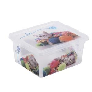 Boîte de rangement funny puppy 2L - 19,5 x 16,5 x 9,5 cm - Multicolore